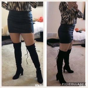 New Over The Knee Boot 6.5 Black